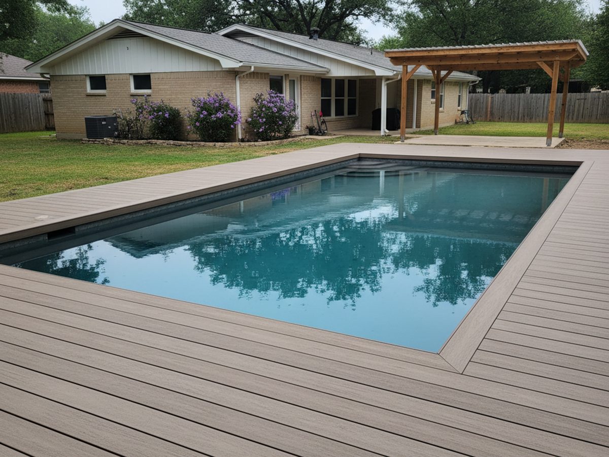 Deck Railing Installation & Repair completed by Oasis Deck Company in Garland, TX